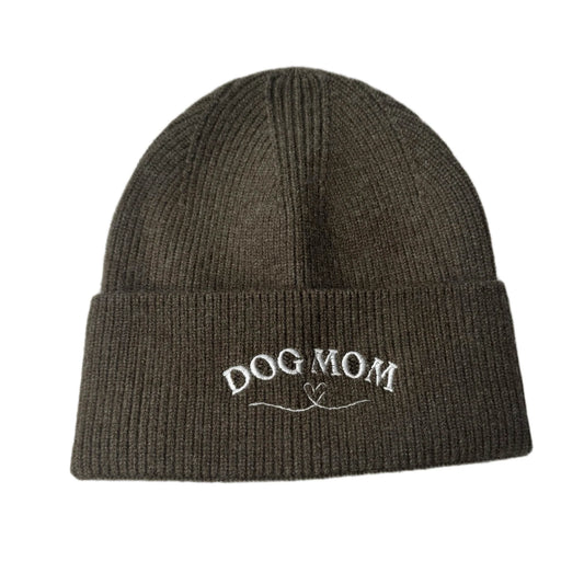 WUFFELLIEBE Haube - Dogmom, braun