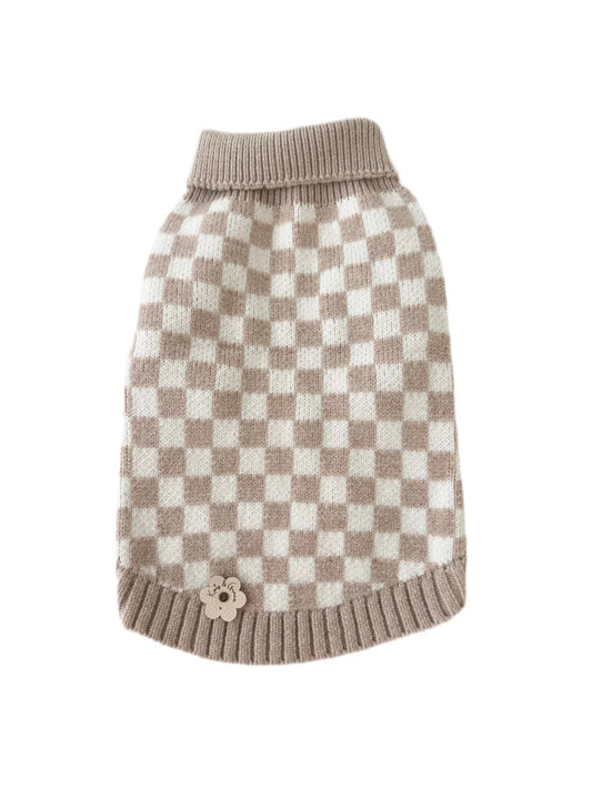 Katy&Grace - Pullover Cuddle Check, beige