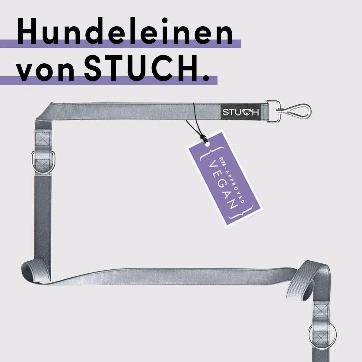 STUCH - Multifunktionsleine, Grau