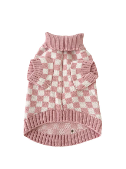 Katy&Grace - Pullover Cuddle Check, pink