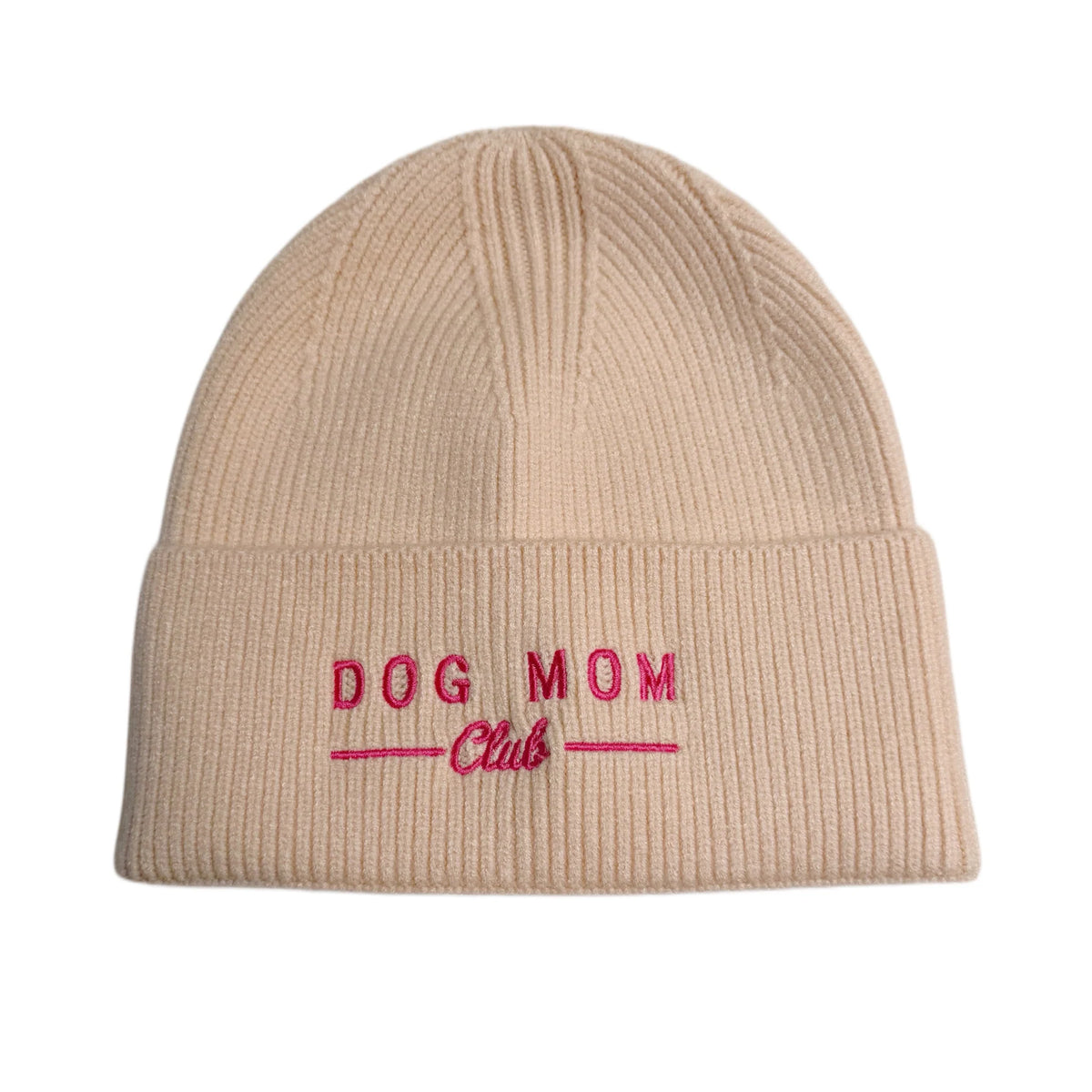 WUFFELLIEBE Haube - DOGMOM Club, creme