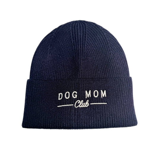 WUFFELLIEBE Haube - DOGMOM Club, dunkelblau