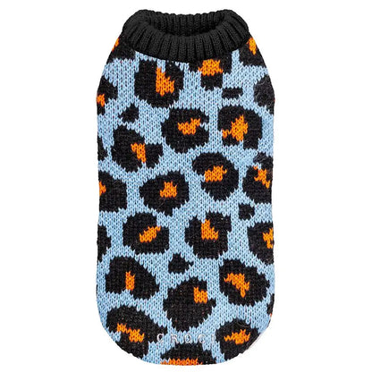 CROCI - Hundepullover, Cheetah blau