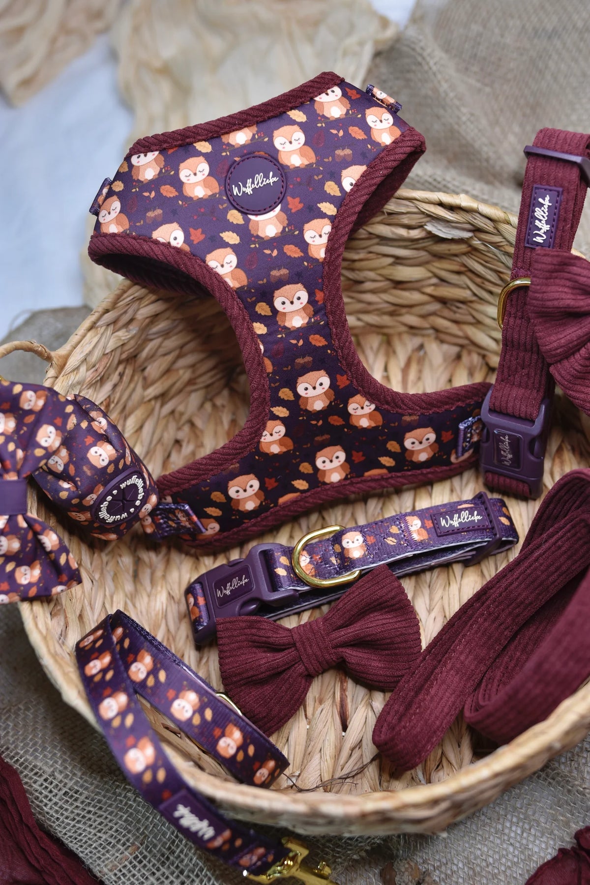 WUFFELLIEBE Geschirr- Owlways Cozy