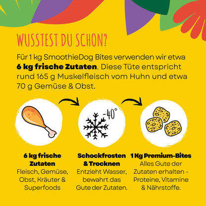 SMOOTHIE DOG - Bites, Huhn