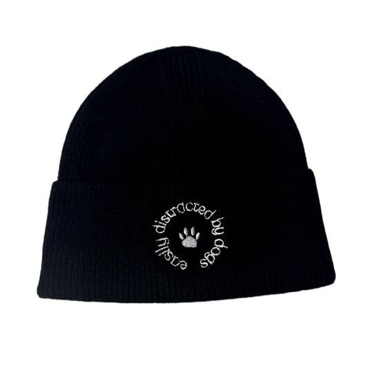 WUFFELLIEBE Haube - Easily distracted, schwarz