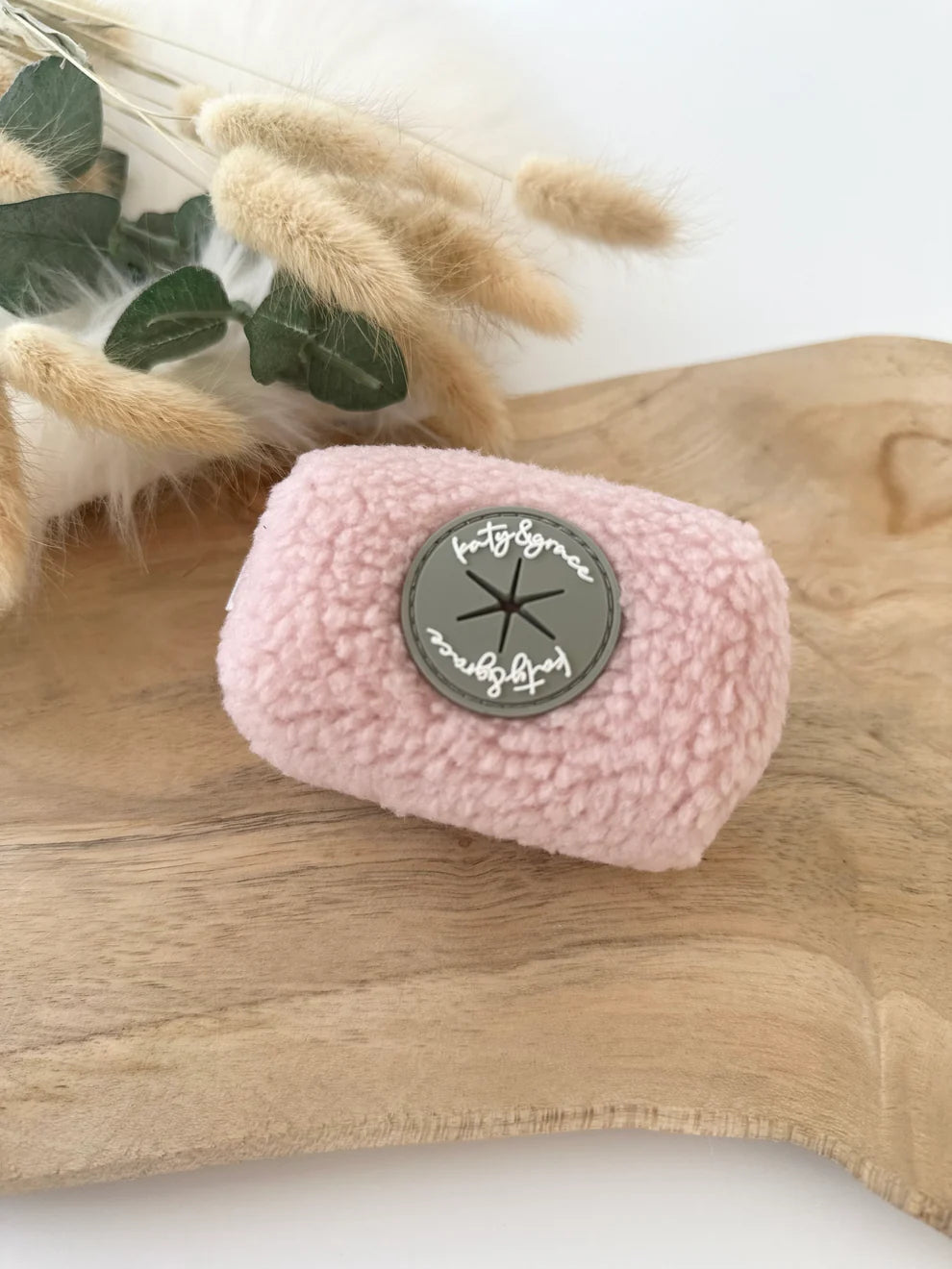 Katy&Grace - Kotbeutelspender Teddy, dusty rose