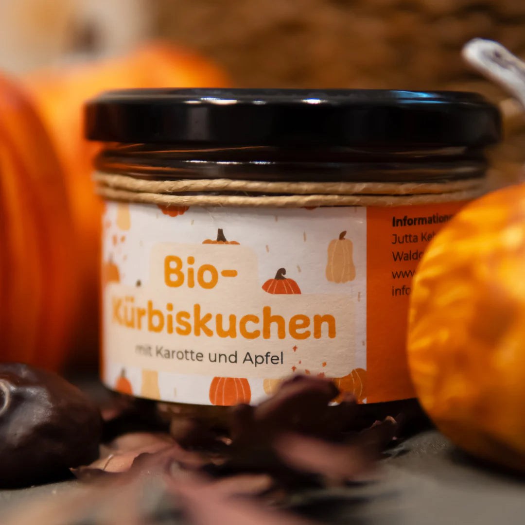 Bio-Kürbiskuchen im Glas