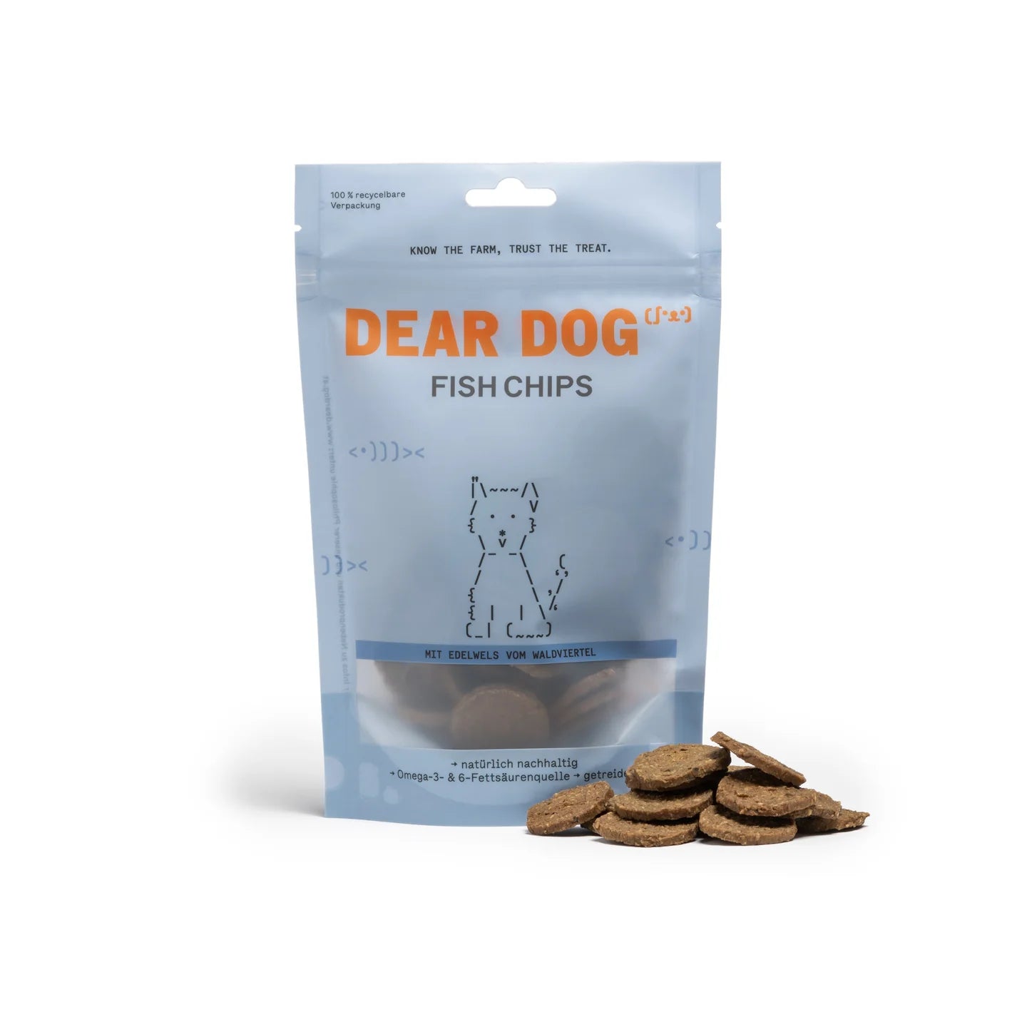 DEAR DOG - Fish Chips, 120g