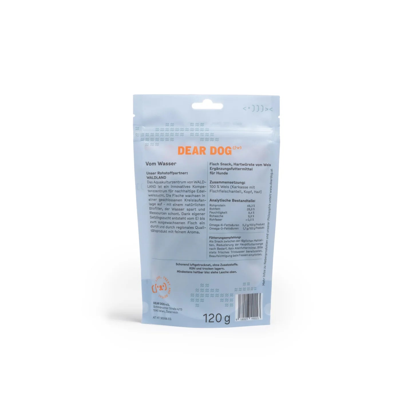 DEAR DOG - Snack Wels, 120g
