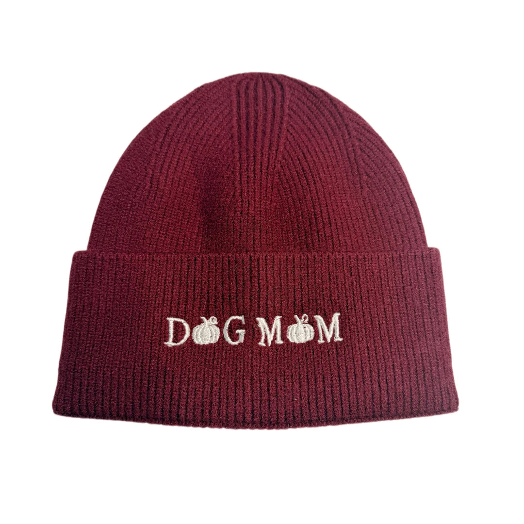 WUFFELLIEBE Haube - DOGMOM Pumpkin, burgundy