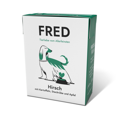 FRED Nassfutter - Hirsch mit Kartoffeln & Steckrüben