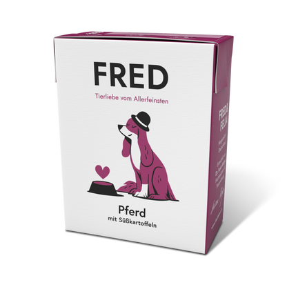 FRED Nassfutter - Pferd mit Süßkartoffeln