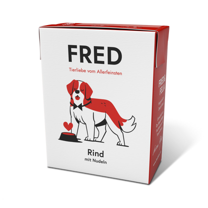 FRED Nassfutter - Rind mit Nudeln