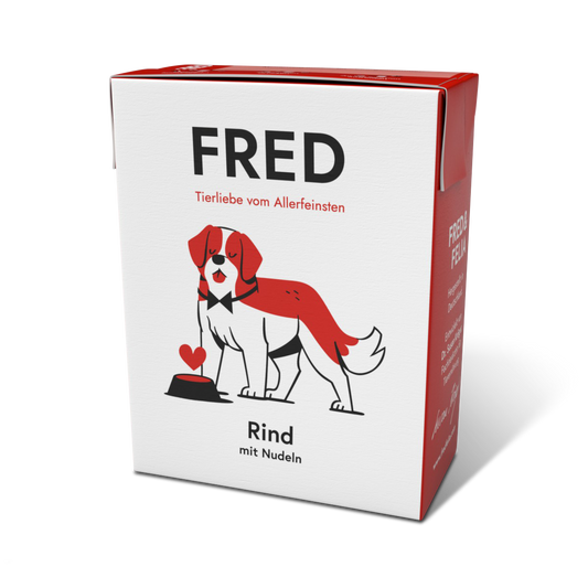 FRED Nassfutter - Rind mit Nudeln