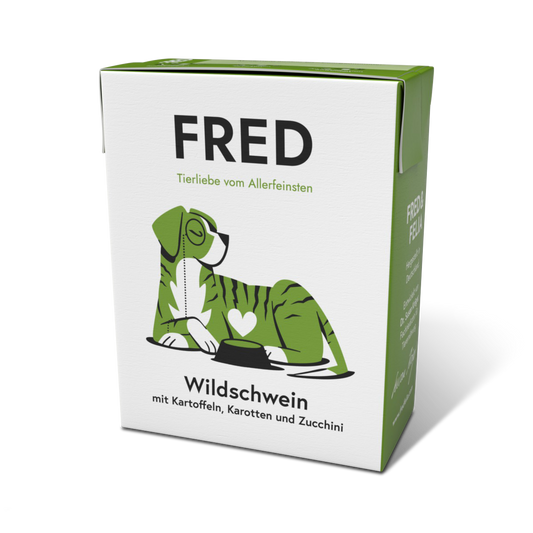 FRED Nassfutter - Wildschwein mit Kartoffeln & Karotten