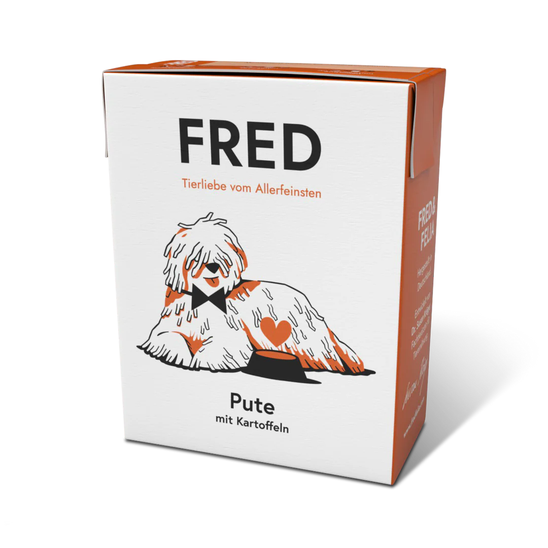 FRED Nassfutter - Pute mit Kartoffeln