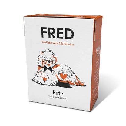 FRED Nassfutter - Pute mit Kartoffeln