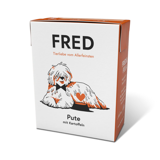 FRED Nassfutter - Pute mit Kartoffeln