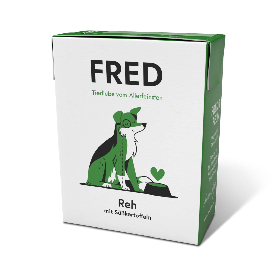 FRED Nassfutter - Reh mit Süßkartoffeln