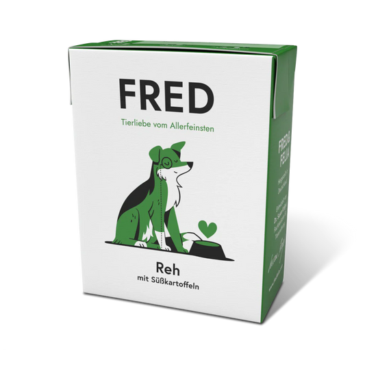 FRED Nassfutter - Reh mit Süßkartoffeln