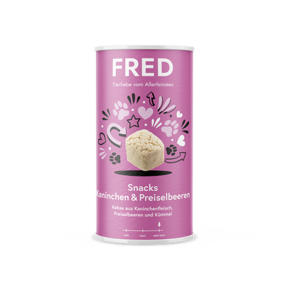 FRED Snacks - Kaninchen & Preiselbeeren