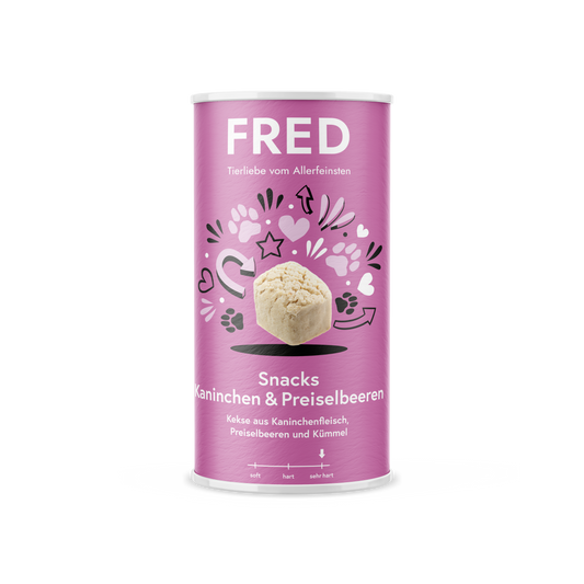 FRED Snacks - Kaninchen & Preiselbeeren