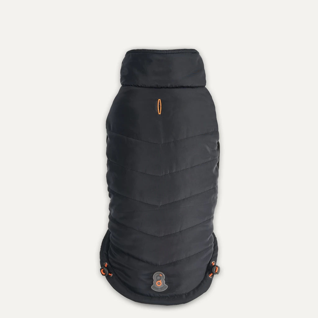 GOO-EEZ - Mock Neck Hundejacke, schwarz