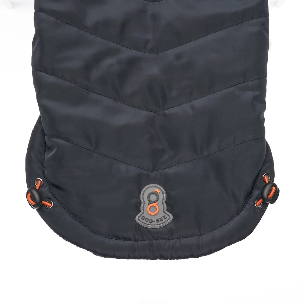 GOO-EEZ - Mock Neck Hundejacke, schwarz