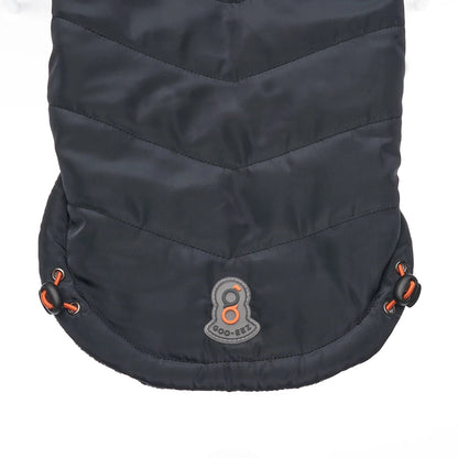 GOO-EEZ - Mock Neck Hundejacke, schwarz