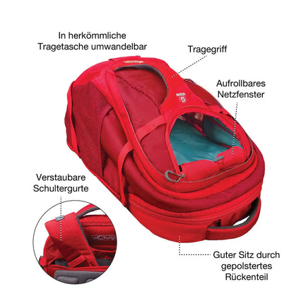 KURGO - Hunderucksack G-Train Marine Blau