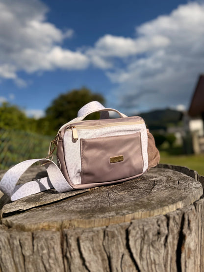 WUFFELLIEBE -ALL IN Walking Bag, LEO greige