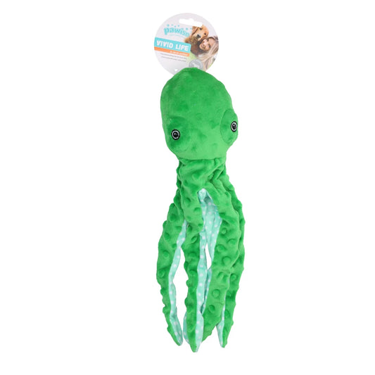 PAWISE - Plush Octopus, grün