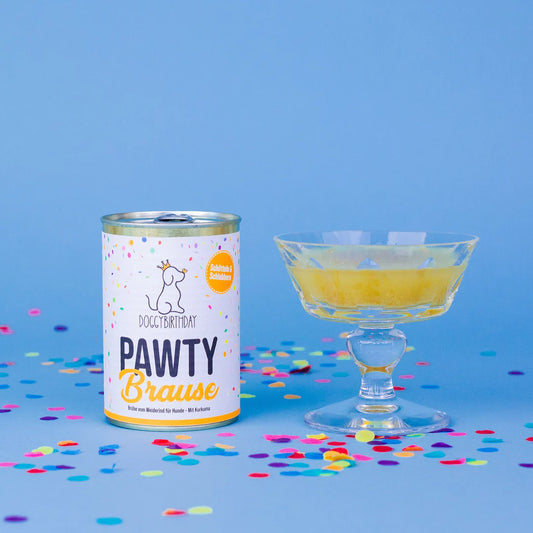 DOGGYBIRTHDAY - Pawty-Brause mit Kurkuma