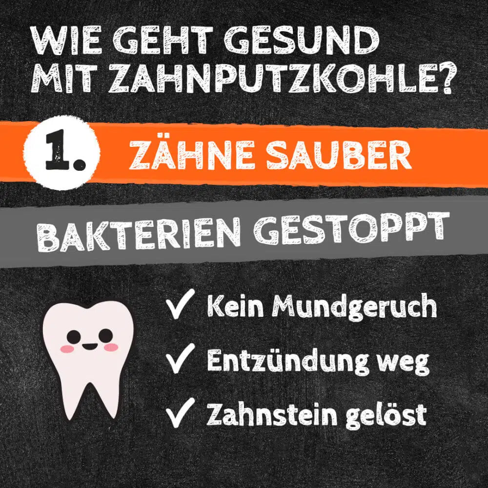 QCHEFS - Zahnputzkohle