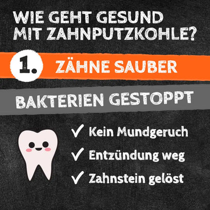 QCHEFS - Zahnputzkohle