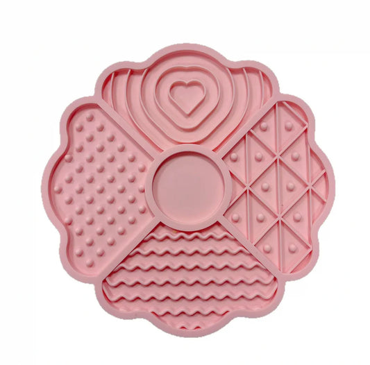 FELLEVER & PAWAYS Schleckmatte - "Kleeblatt", rose