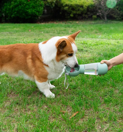 ROSIE'S DOGSTUFF - Tragbare Wasserflasche Heart rosa