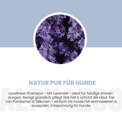 ALPHAZOO - Shampoo "Lavellness" mit Lavendel