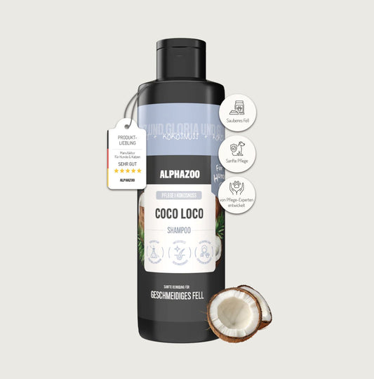 ALPHAZOO - Shampoo "Coco Loco" mit Kokosnuss