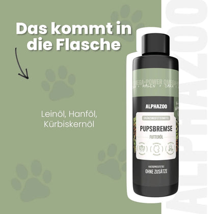ALPHAZOO - Premium Öl Pupsbremse