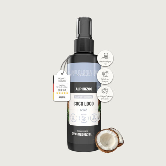 ALPHAZOO - Fellspray "Coco Loco" mit Kokosnuss