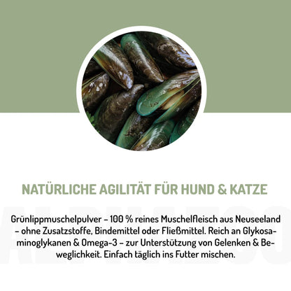 ALPHAZOO - Grünlippmuschel-Pulver
