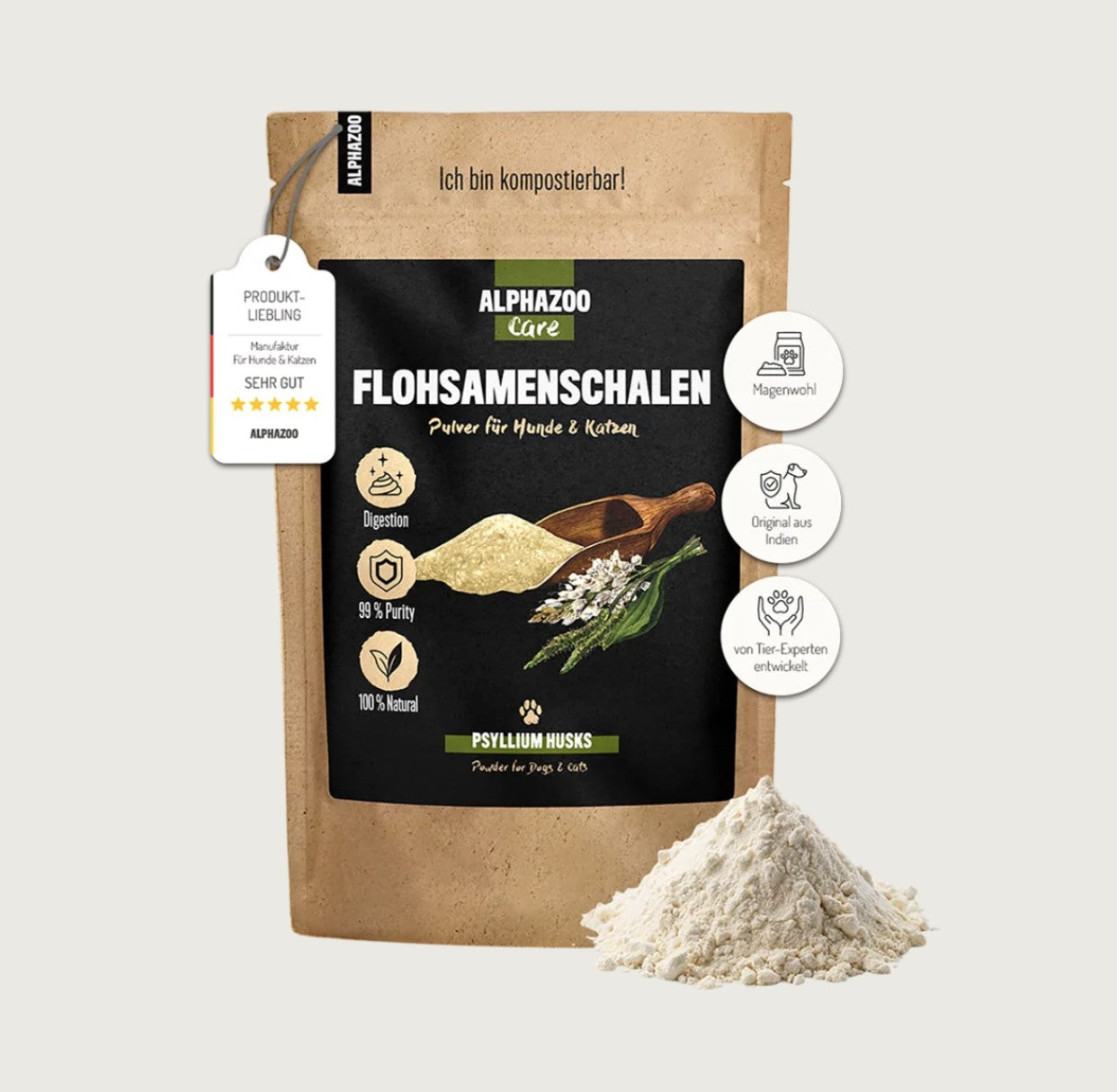 ALPHAZOO - Flohsamelschalen