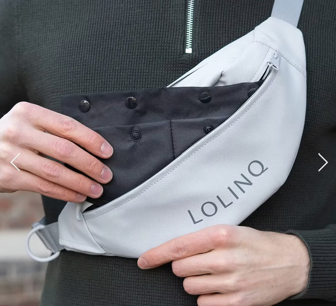 LOLINQ Crossbody Bag - Mavee, Moon Grey