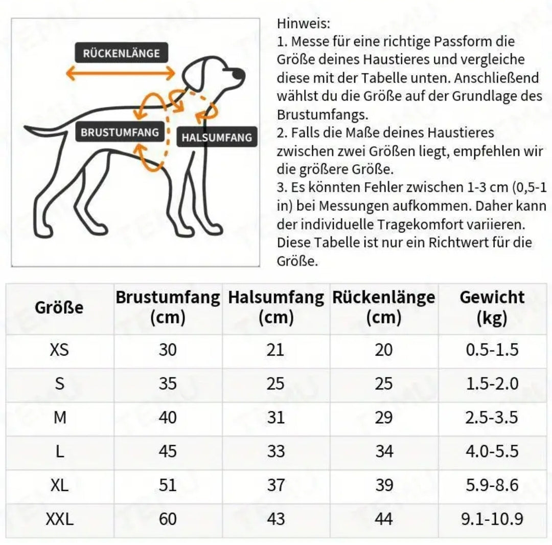 ROSIE'S DOGSTUFF - Regenmantel blau