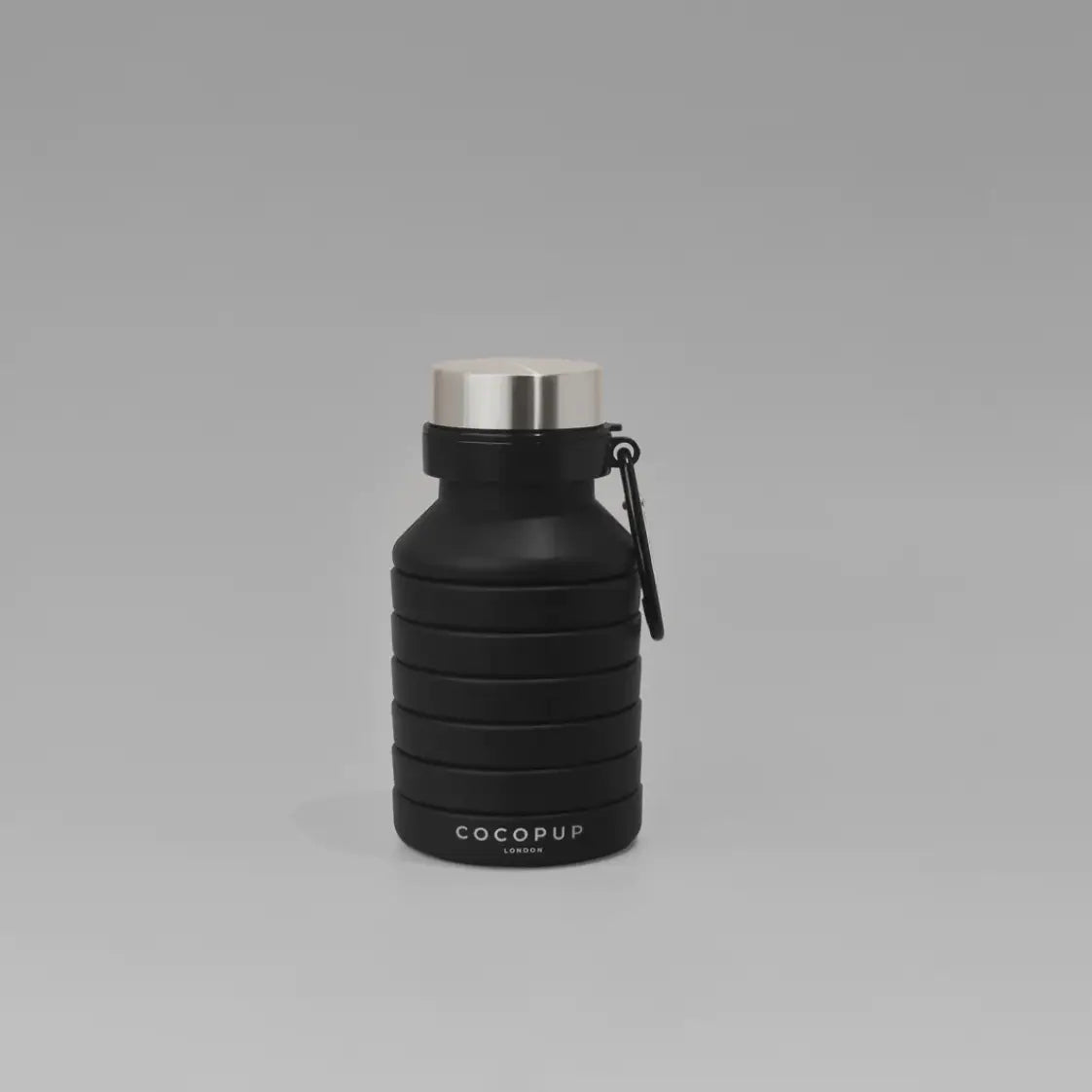 COCOPUP London - Faltbare Trinkflasche schwarz