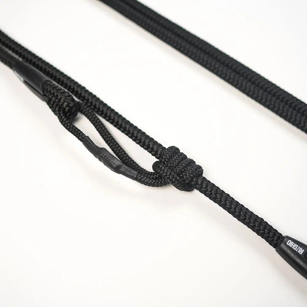 RINGHIO - Verstellbare Leine, Schwarz (classic Karabiner)