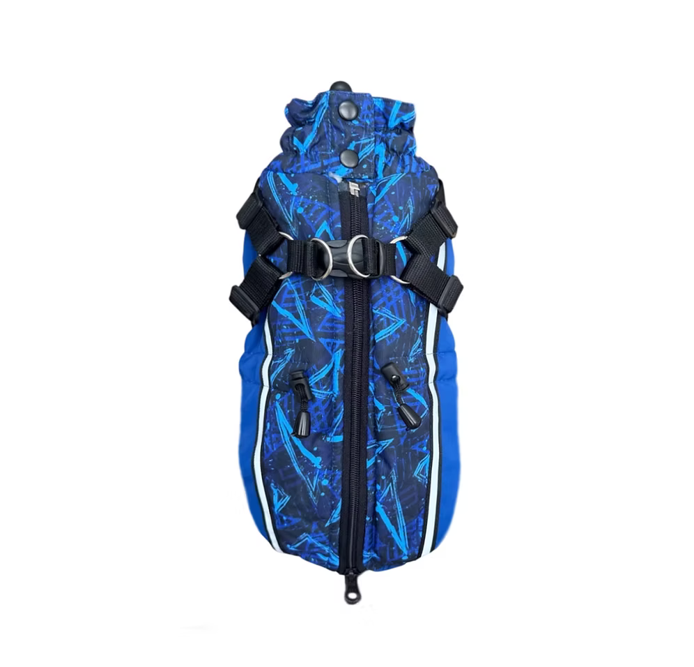 HAPPYMAFFI Winterjacke, blau