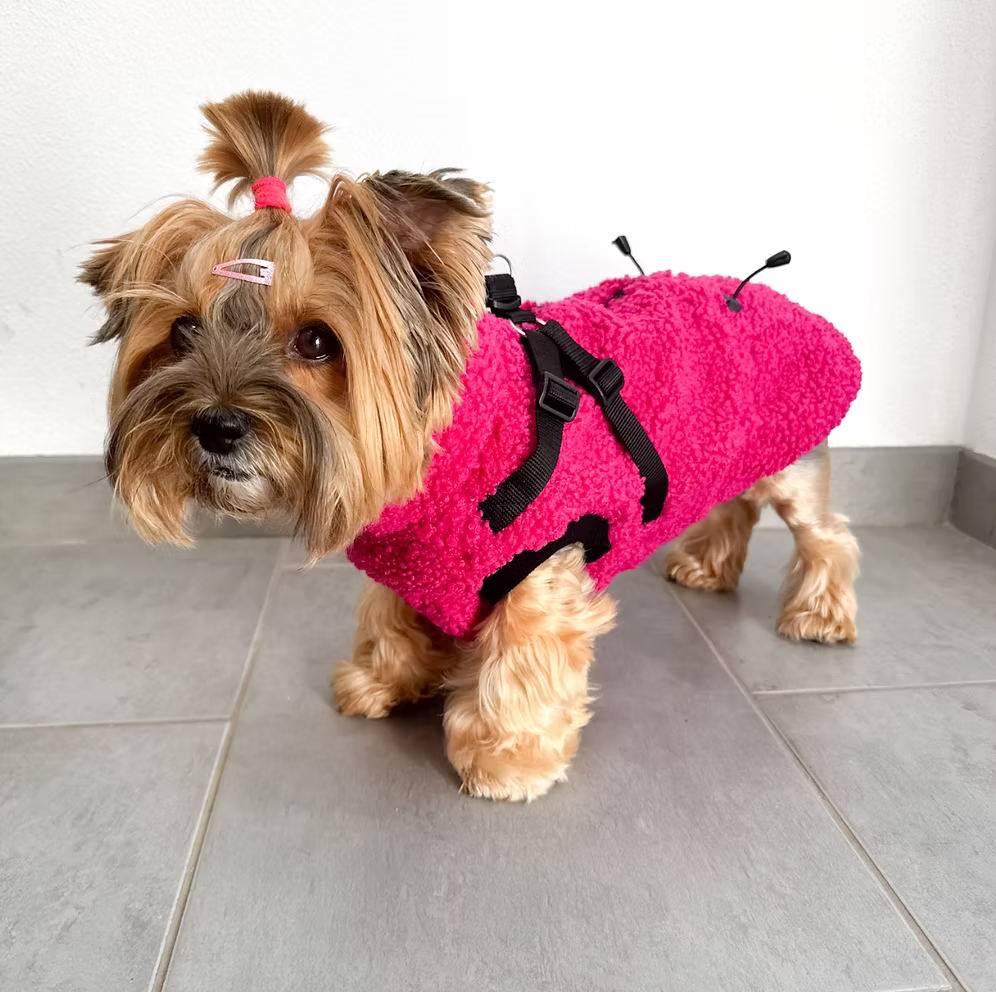 HAPPYMAFFI Teddyjacke - pink